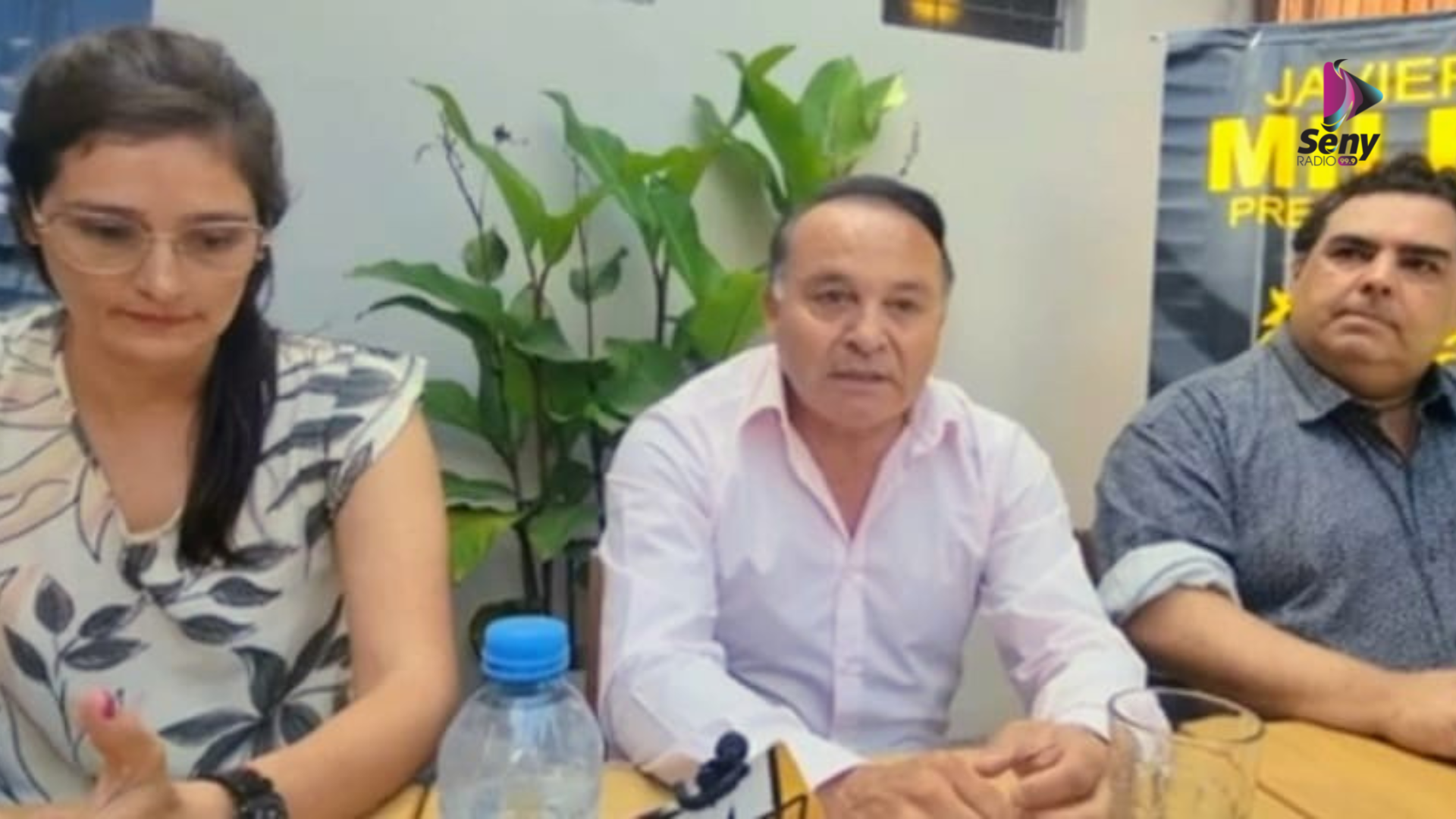 Rivero en la presentación de los candidatos en Viedma
