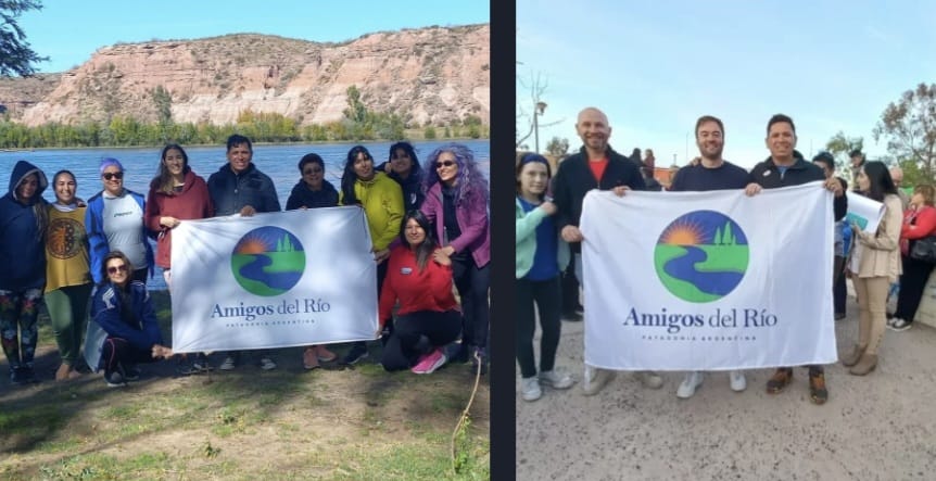 El grupo de vecinos que hizo posible la recuperación.